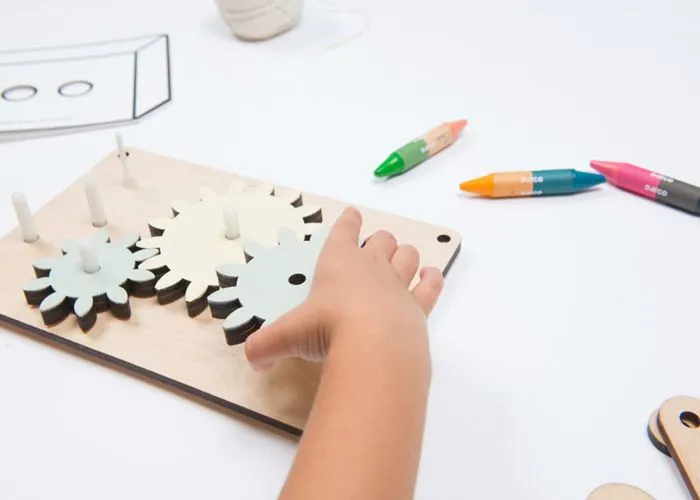 Jeu éducatif - KOAKOA - Sonnette à engrenages - Démontable - Mixte - À partir de 6 ans-3
