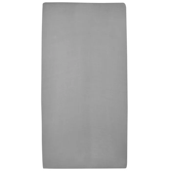Meyco Baby Uni drap-housse berceau - jersey - grey - 40x80/90cm-1