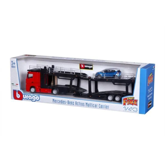 BURAGO Voiture StreetFire Camion Mercedes Benz Actors en métal à l'échelle 1/43ème-6