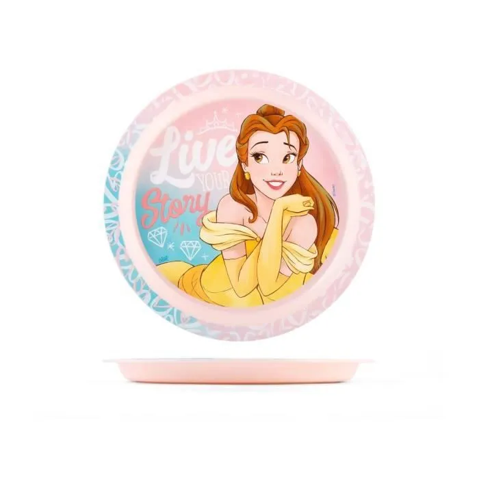 DISNEY PRINCESSES - Ensemble repas (assiette, bol, verre)-1