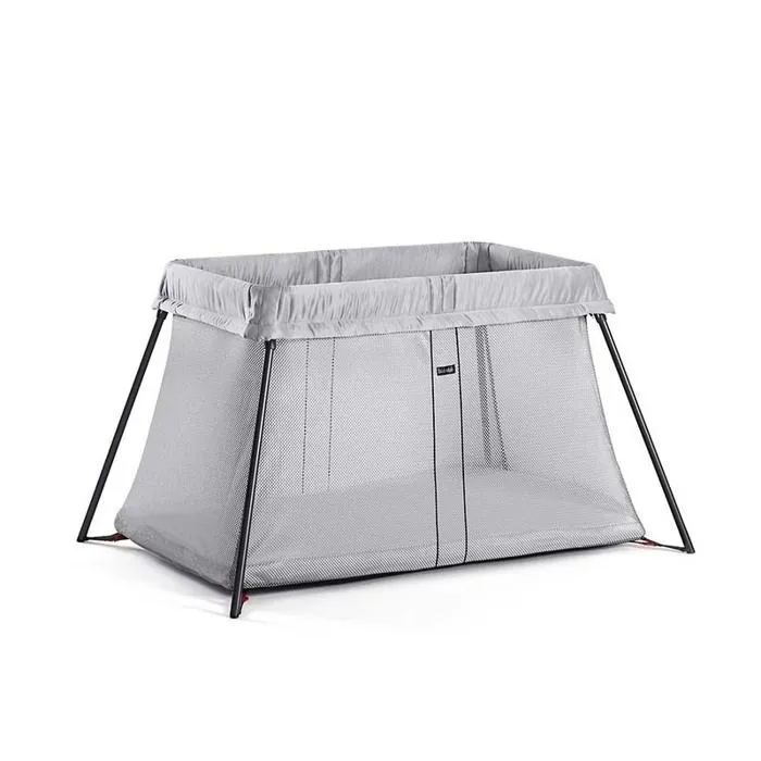 Lit Parapluie - BABYBJORN - Light - Pliable - Confortable - Argent-0