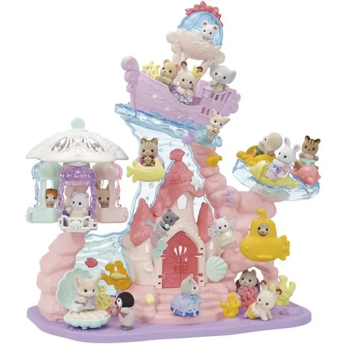 Figurines miniatures - SYLVANIAN FAMILIES - 5701 - Le château des sirènes-2