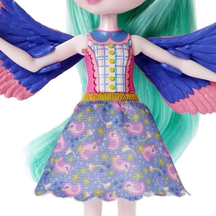 Enchantimals - Famille De Filia Finch - Poupée 15cm et 3 animaux - Intérieur - Blanc - 4 Ans Et +-5