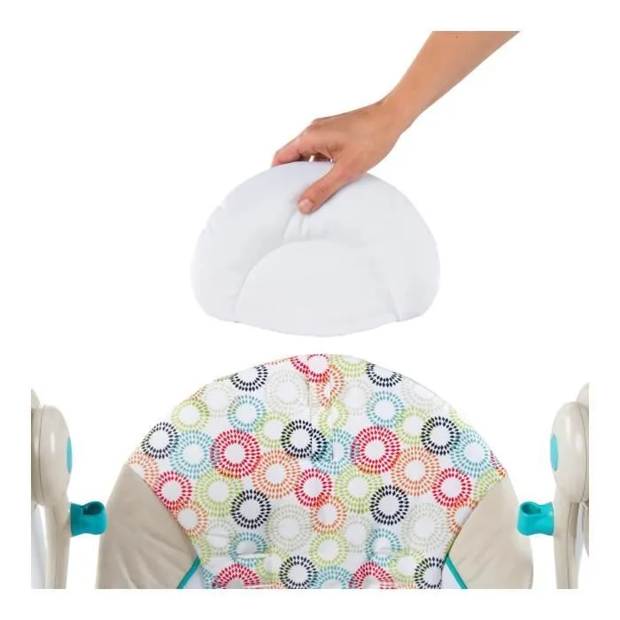 Balancelle Compacte Petite Jungle™ - BRIGHT STARTS - Maintien de vitesse - Mélodies apaisantes-4