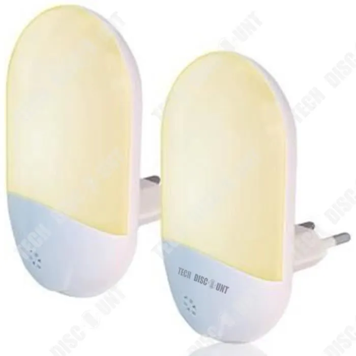 Veilleuse Bébé LED - TECH DISCOUNT - Plug-in - Économie d'énergie - Réglage de la luminosité-0