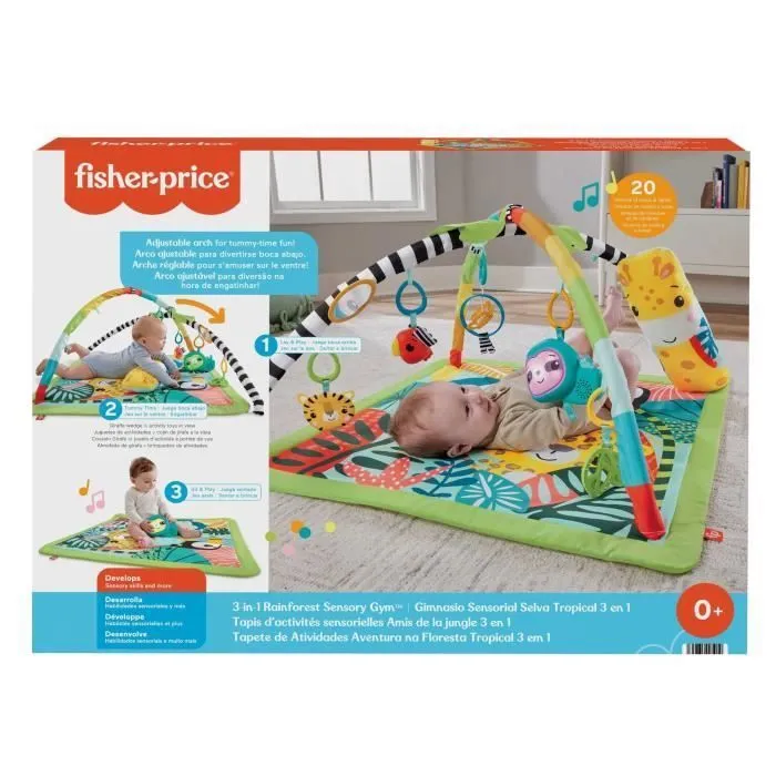 Fisherprice - Tapis De La Jungle 2.0 - Puériculture - 0 Mois Et +-4