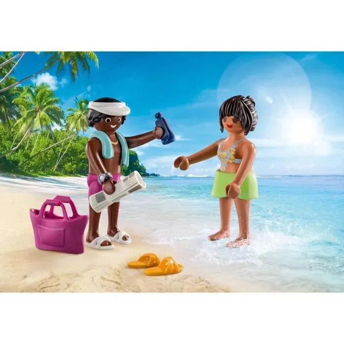 PLAYMOBIL - 70274 - Playmobil Duo - Couple de vacanciers-1