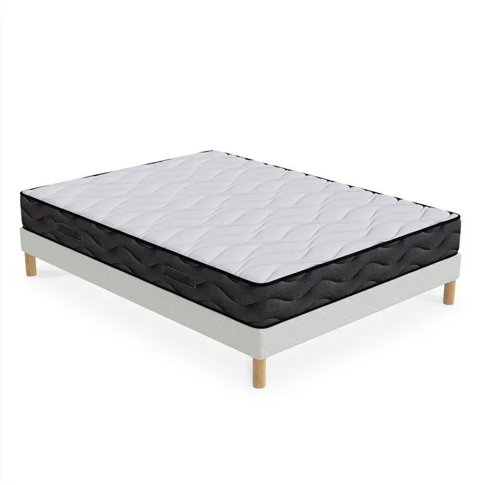 EDEN - Ensemble sommier + matelas 20 cm 140x190-2