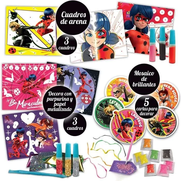 Coffret Multi-activités Miraculous Ladybug - Loisirs créatifs - EDUCA - 18931-1