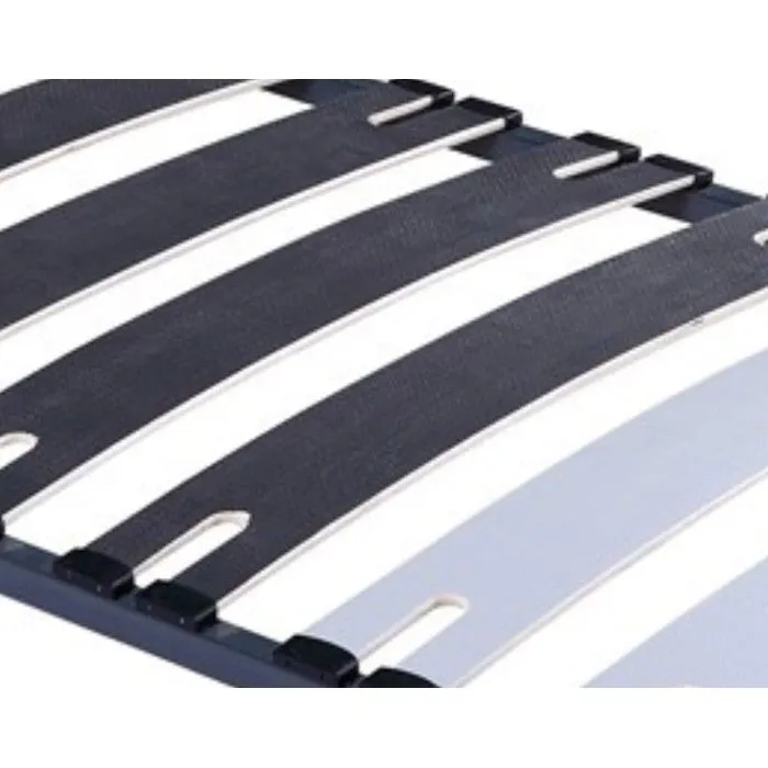 patrick - Solide et Confortable Sommier Cadre a lattes Pieds 80x190 x 29 cm en Metal - 9 Larges Lattes de 12,5 cm-4