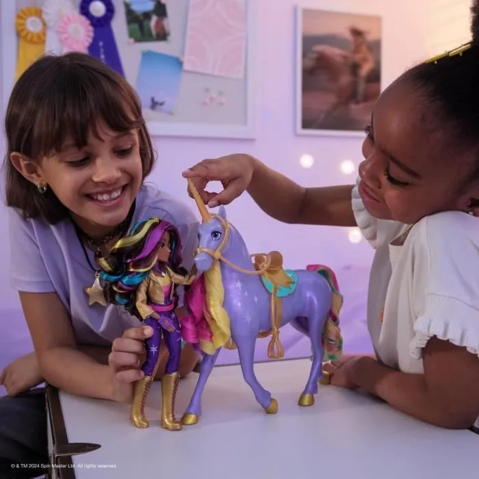 SPIN MASTER LICORNE A FONCTIONS 28 CM WILDSTAR + POUPEE 24 CM Unicorn Academy-6