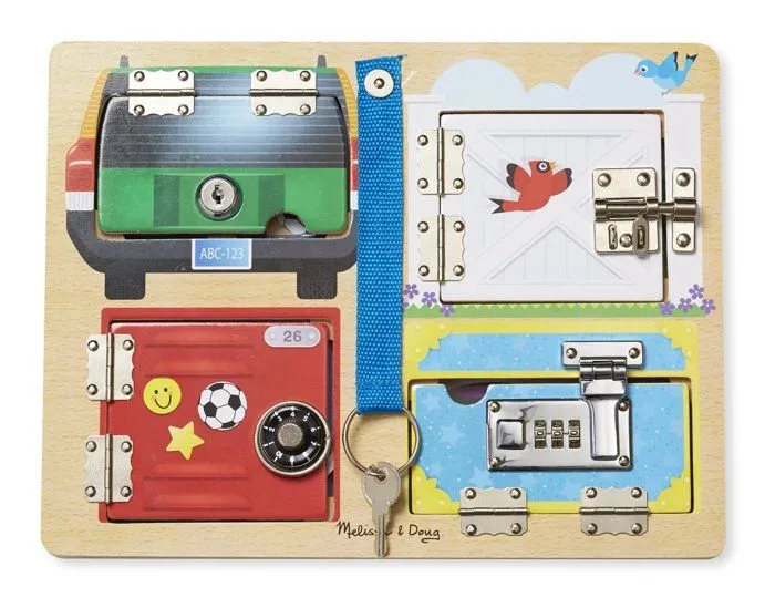 Melissa & Doug - Planche à serrures et verrous-1