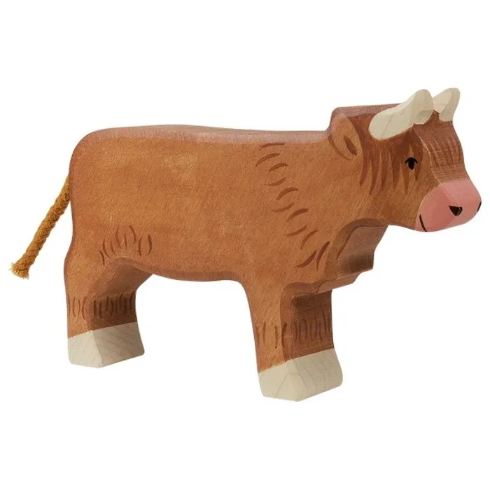 Figurine - GOKI - HOLZTIGER VACHE - Multicolore - Enfant - Intérieur-0
