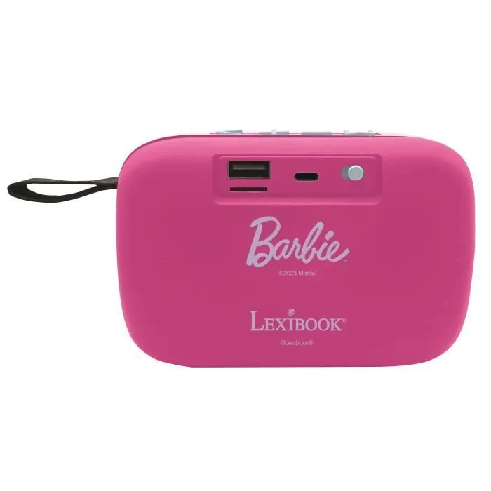 Enceinte Bluetooth - Barbie - Compacte - Finition en tissu - Autonomie 4h - USB-C-1