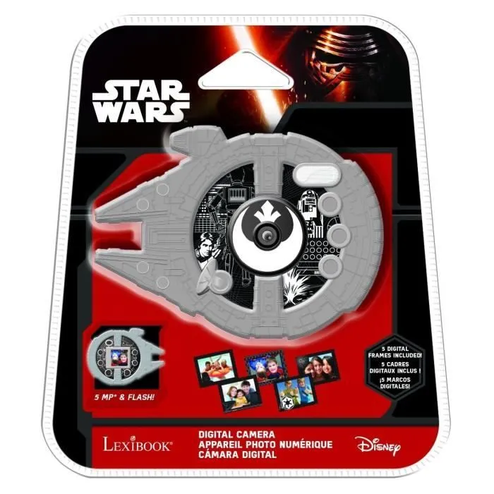 Appareil photo numérique enfant Star Wars Faucon Millenium 5 MP LEXIBOOK-3