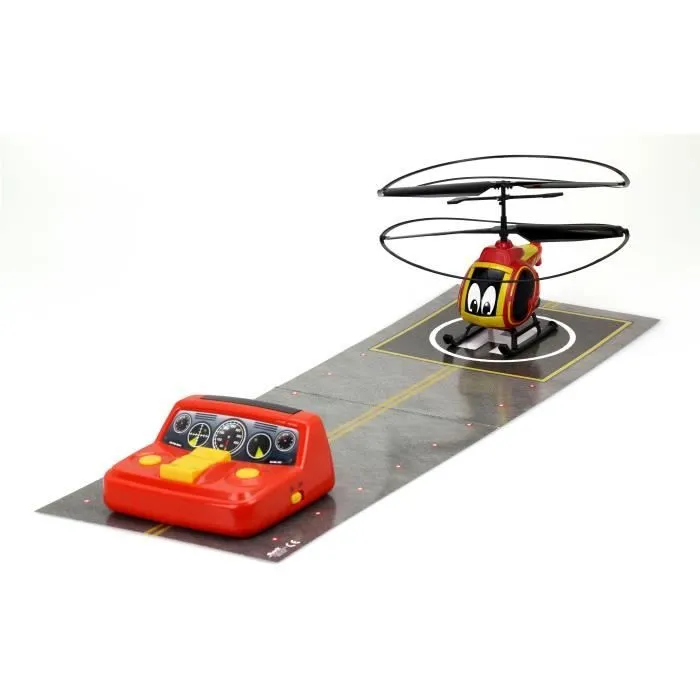 Hélicoptère télécommandé Pompier TOOKO - dès 4 ans - Rouge-1