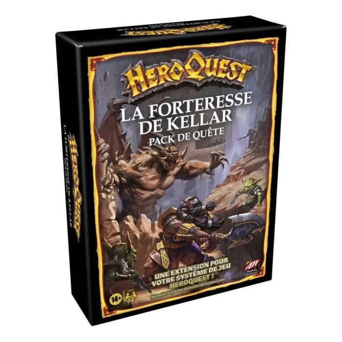 HeroQuest, extension La forteresse de Kellar, 2 à 5 joueurs, dès 14 ans, système de jeu HeroQuest requis - Avalon Hill-5