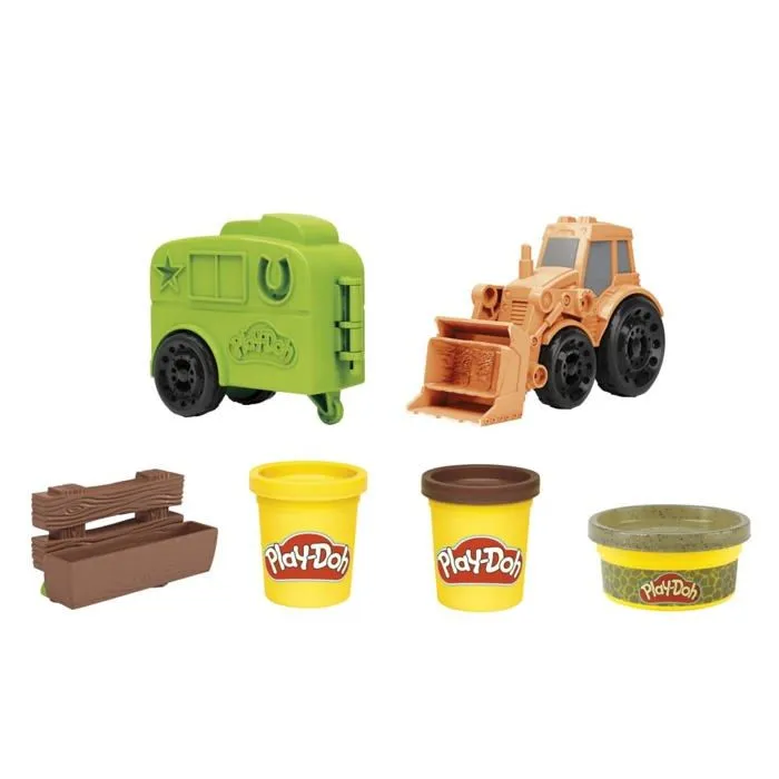Jeu de pate a modeler Play-doh - F1012FF2 - Tractor-0
