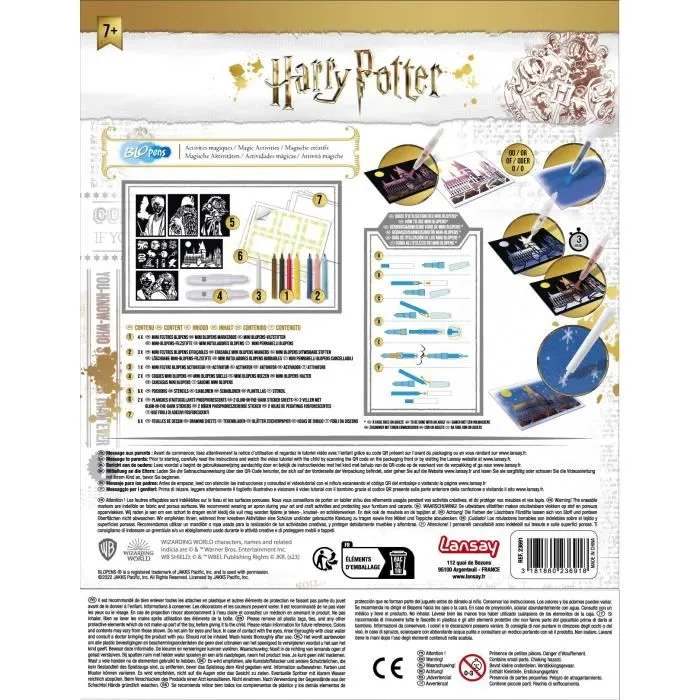 Set d'Activités Harry Potter - Blopens effaçables - Lansay-3