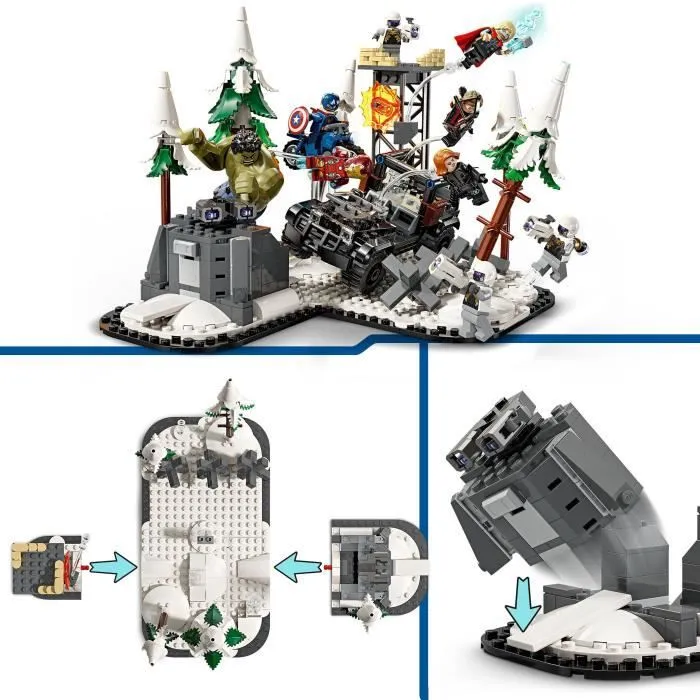 LEGO® Marvel 76291 Avengers Rassemblement : L’ère d’Ultron, minifigurines de super-héros-2