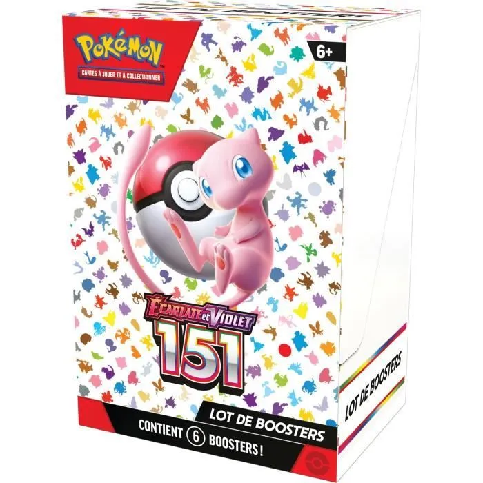Cartes Pokémon EV3.5 - Coffret de 6 Boosters - Collectionnez les Pokémon emblématiques de Kanto-1