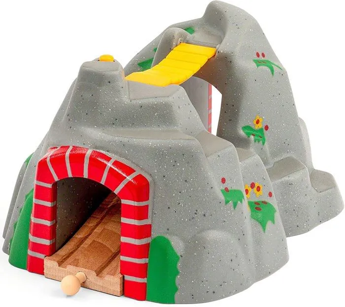 Brio World Tunnel d'Aventures - 4 sons - Accessoire pour circuit de train en bois - Ravensburger - Mixte dès 3 ans - 33481-1