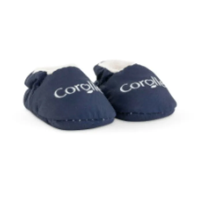 Chaussons - Corolle - Bleu Marine - 30 cm - Garde les pieds au chaud - Mixte-1