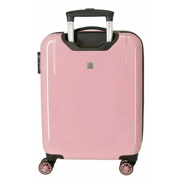 Valise enfant - Disney - Princesses 'Courage & Kindness' - 55 x 38 x 20 cm - Rose - 4 roues-1