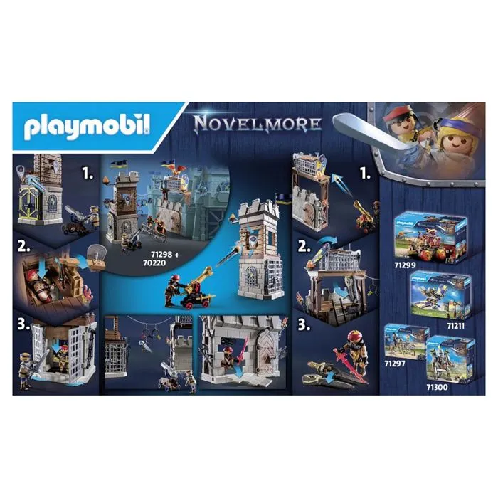 PLAYMOBIL 71298 Tournoi des Chevaliers Novelmore- Rejoignez le tournoi et plongez dans une aventure chevaleresque - Avec un dragon,-1
