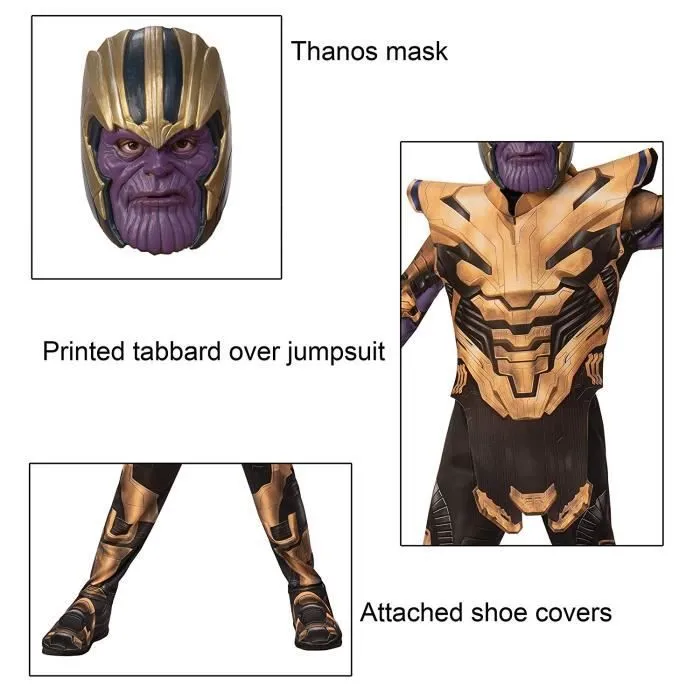 Rubies 700651 M - COMMUTATEUR KVM - Rubies Official Avengers Endgame Thanos Costume Classique pour Enfant-1