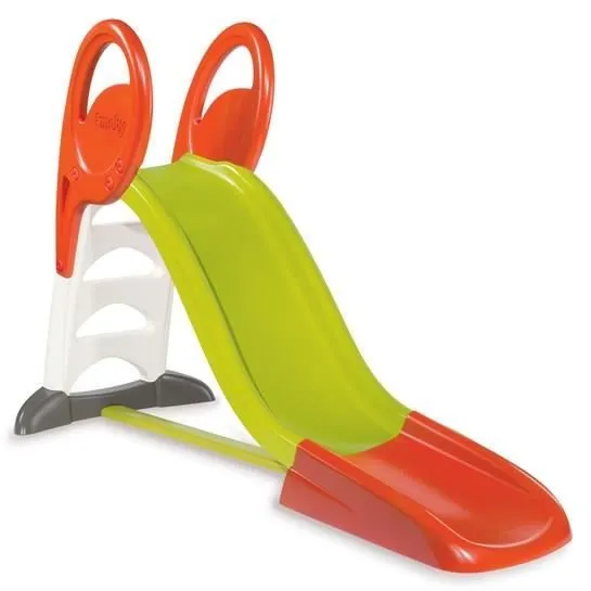 Toboggan Super Megagliss 2en1 - SMOBY - Glisse de 3m75 - Vert Blanc Rouge - Enfant - Plastique français-2