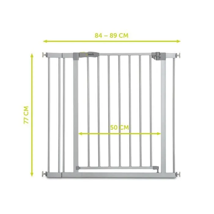 HAUCK Barrière de sécurité enfant Stop'n Safe 2 + extension 9 cm - Gris-4