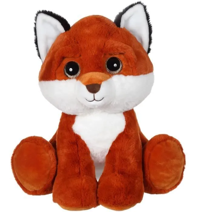 Peluche renard GIPSY - Puppy Eyes Pets 40 cm - Marron - Mixte - Enfant - Intérieur-0