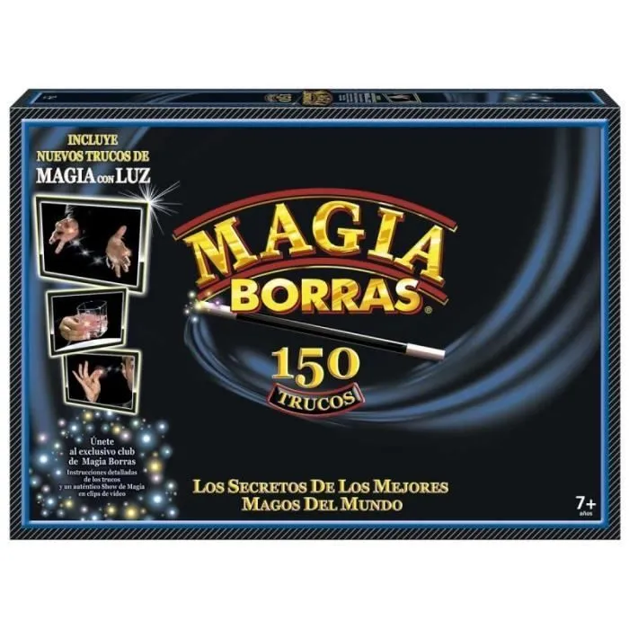Jeu de magie Borras - EDUCA - 150 tours avec instructions vidéo et lumière - Noir - Mixte - A partir de 7 ans-0