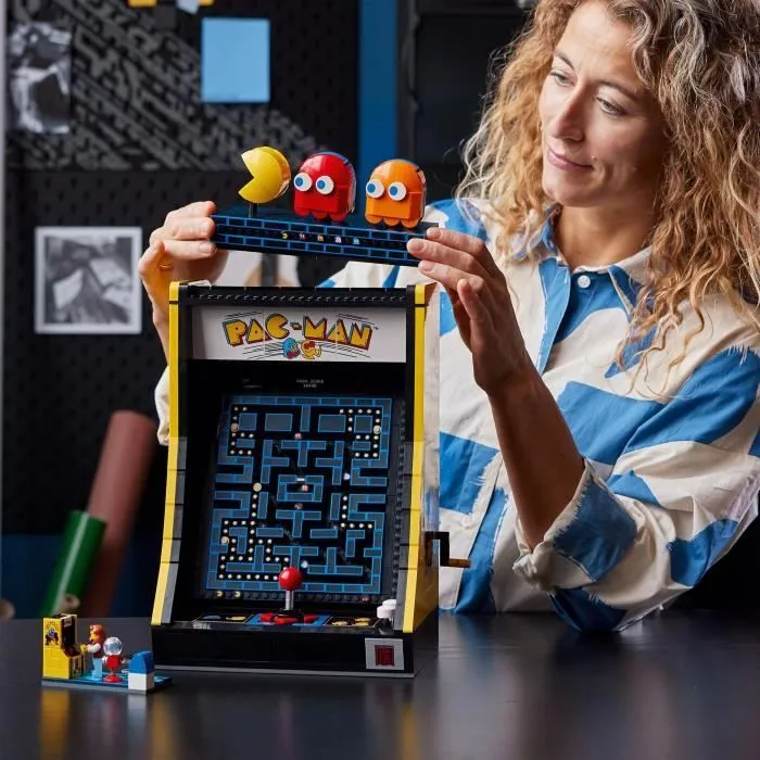 LEGO 10323 Exclu Cdiscount Icons Jeu d’Arcade PAC-MAN, Maquette pour Adultes à Construire, Machine de Jeu avec des Personnages-4