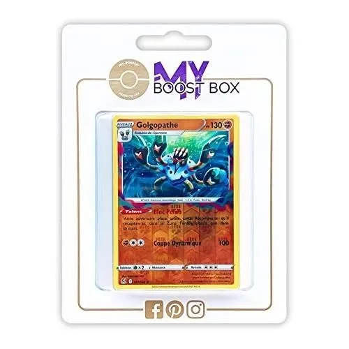 Jeu de cartes - MY-BOOSTER - GOLGOPATHE 107-196 HOLO REVERSE - 10 cartes Pokémon - The Pokemon Company-0