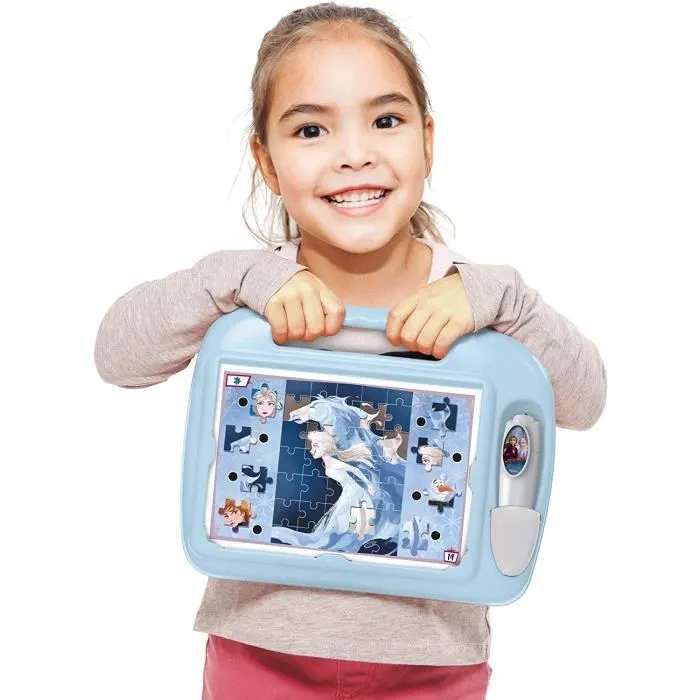 Clementoni - Travel Quiz La Reine des Neiges 2 Disney Jeu, Multicolore, - 16186-3
