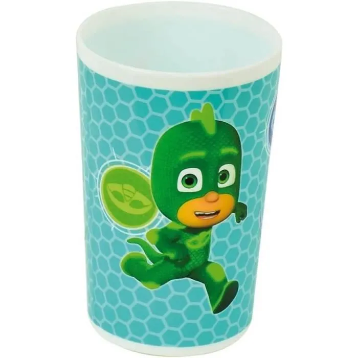 Lot avec verre , bol, couverts et assiette Jemini Pyjamasques-2