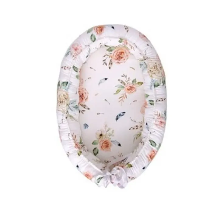 Cocoon bébé, Matelas & Réducteur lit EN FLEUR-0