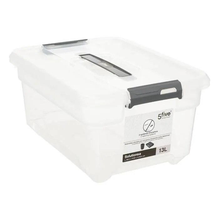 Boîte de Rangement "Solutions" 13L Transparent-1