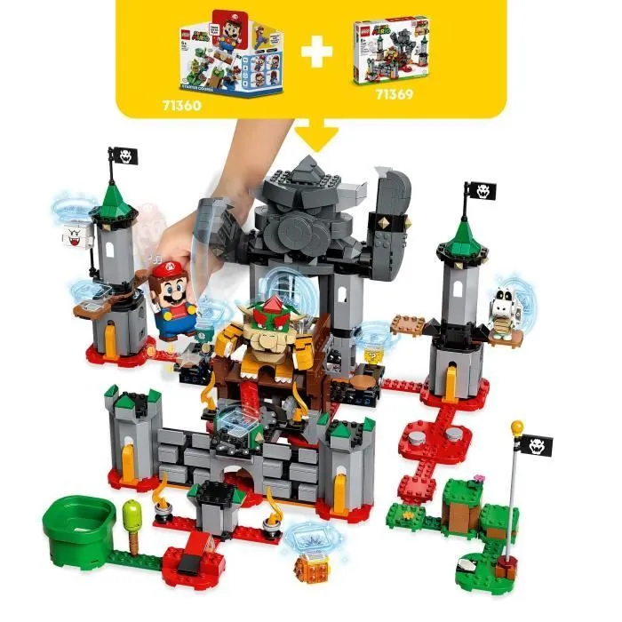 LEGO® Super Mario™ 71369 Ensemble d'Extension La bataille du château de Bowser-1