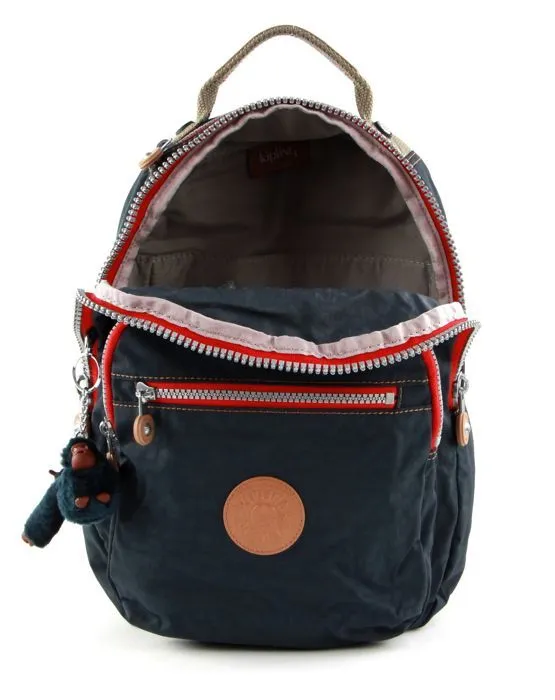 Sac à dos - Kipling - Basic Eyes Wide Open Clas Seoul S - Bleu - 34x25x11 cm - 510g-4