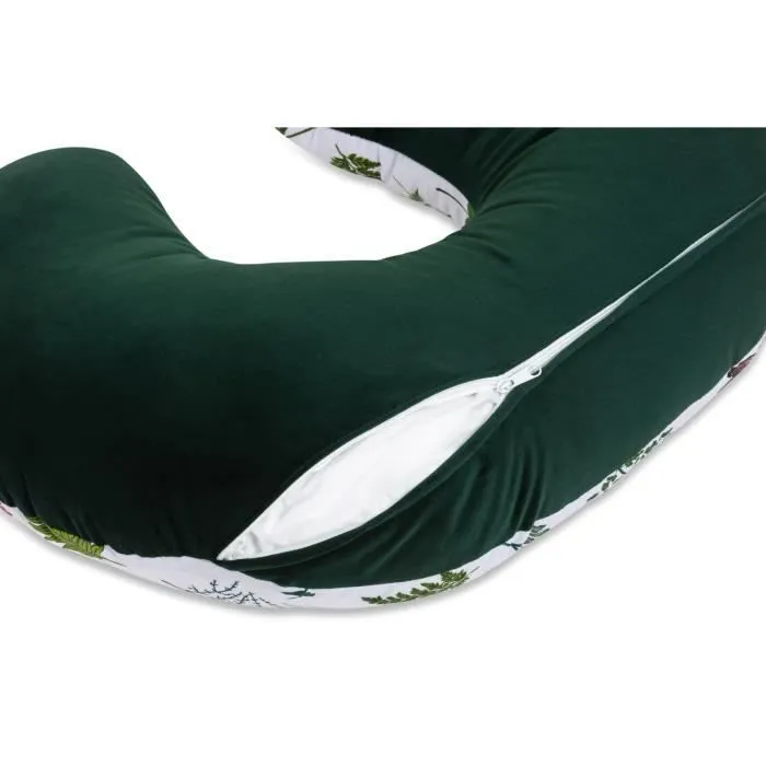 Bellochi Coussin d'allaitement avec Housse Coussin Allaitement Multifonction 40x60cm - Nature-2