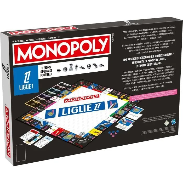 Monopoly Ligue 1 - Plongez dans l'univers du football français, Jeu de société - WINNING MOVES-7