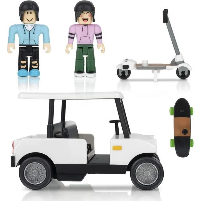 Roblox Collection des Célébrités-Véhicule Vedette-Brookhaven : voiturette de Golf [Comprend Un Article virtuel Exclusif], ROG0239-2