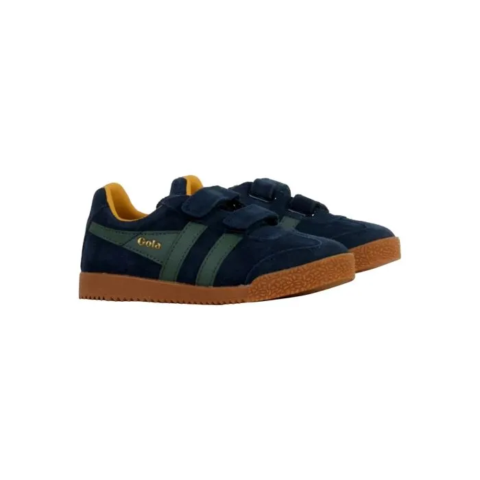 Basket - Gola - Barrier Strap - Cuir - Marine/Sage/Soleil - Confort exceptionnel-2