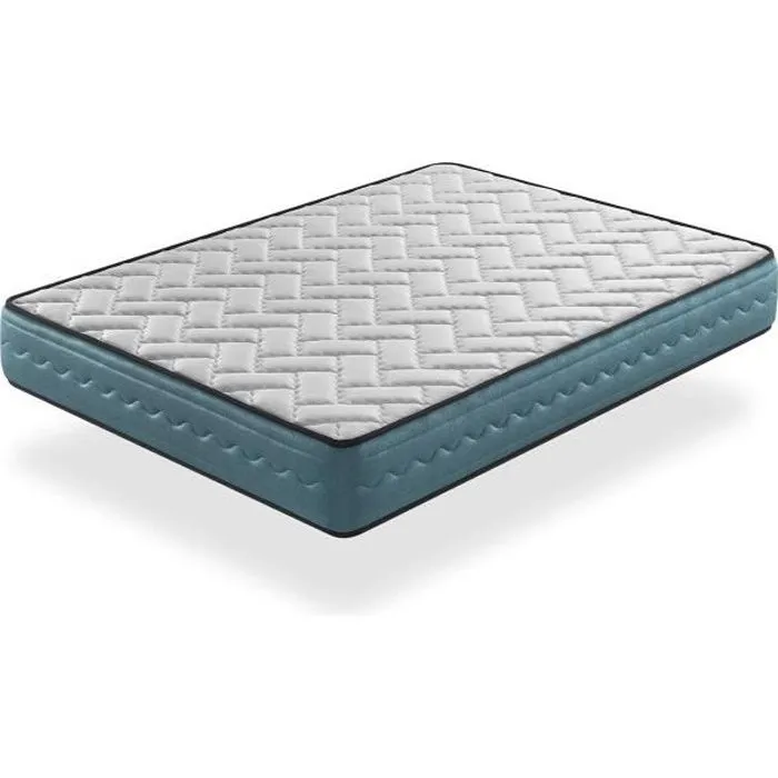 Matelas 80X160 DEO | Epaisseur 22 CM LIT ENFANT | Mousse a memoire, fermete moyenne et respirant. Montessori-0