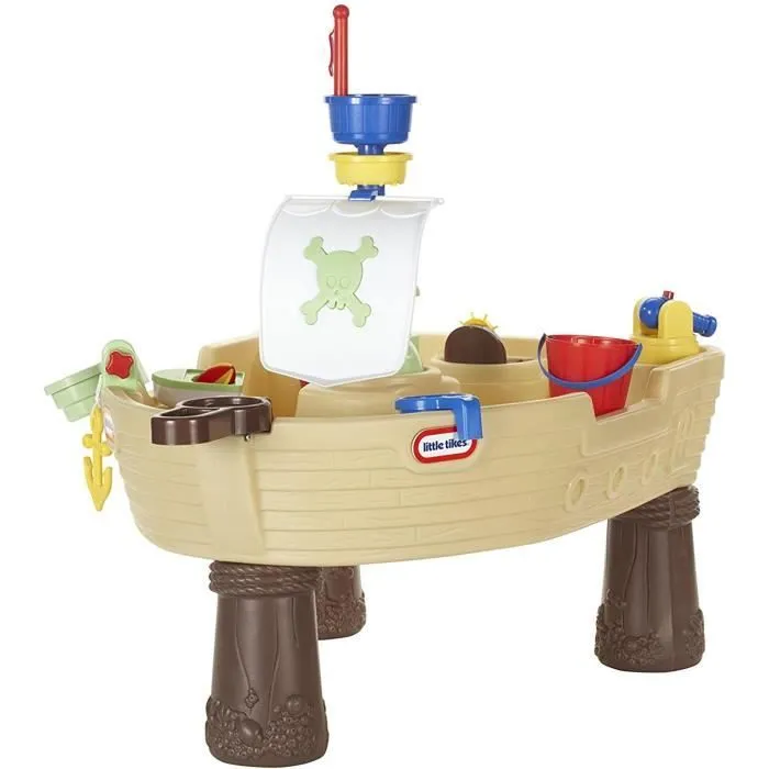 Little Tikes - Table de Jeux d'Eau - Bateau Pirates-4
