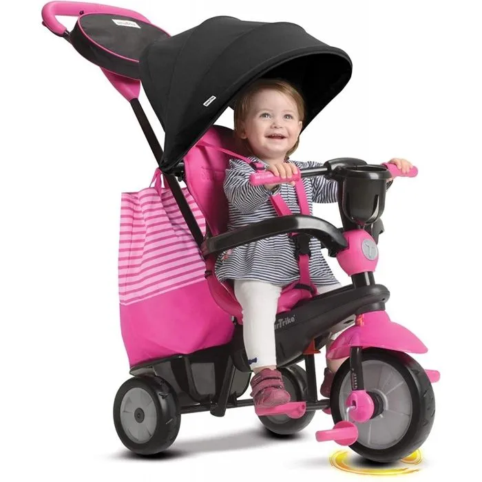 Tricycle - smarTrike - Swing DLX - 4-en-1 - Rose - 9 mois à 4 ans-3