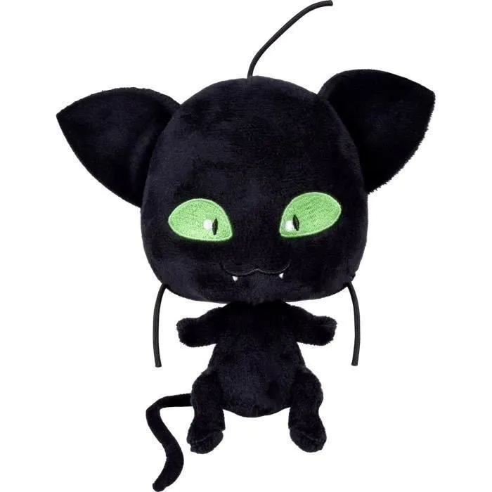 BANDAI Miraculous Ladybug - Peluche 15 cm : Plagg-0